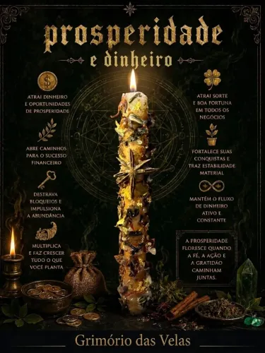 Velas ritualísticas com ervas pra seus rituais. 