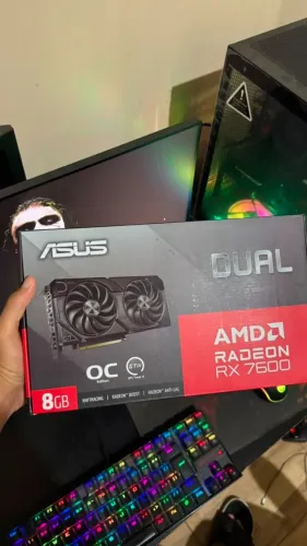 PLACA DE VIDEO RX 7600 ASUS 8GB