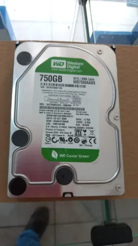 HD 750 gb DESKTOP WESTERN DIGITAL GREEN - 034