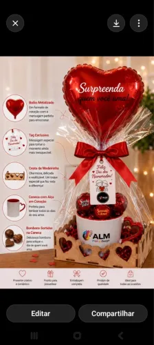 Kit Caneca personalizada para o dia dos namorados 