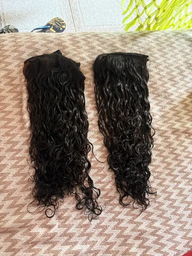 Cabelo humano cacheado