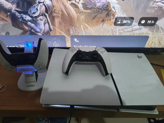 Ps5 slim + 2 controles troco por steam deck/Rog Ally  ou switch 2