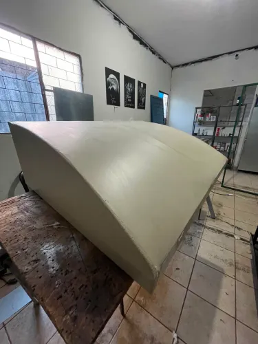 Toldo Fixo Tokyo ? Cristal com Alumínio Branco