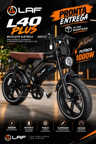 Bicicleta Elétrica Pronta Entrega 1000w