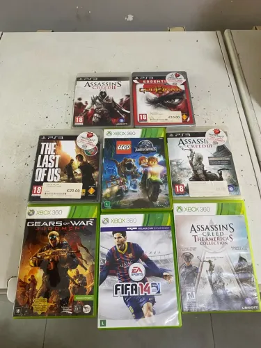 8 JOGOS XBOX 360 - PS3 - ORIGINAL 