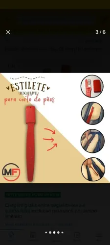 Estiletes para riscas pães 