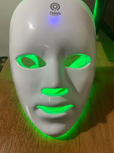 Máscara facial led 7 cores, profissional