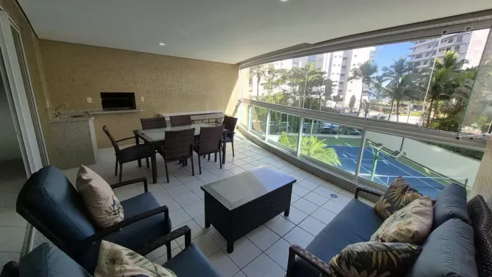 Apartamento para locação anual na Riviera de São Lourenço 50 m da praia