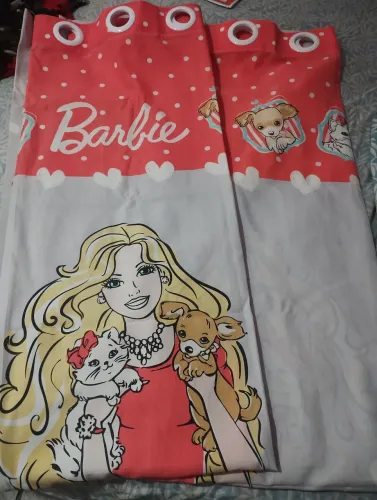 Cortina infantil Barbie 