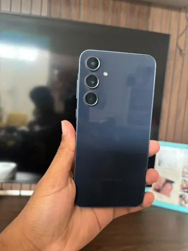 Vendo Samsung Galaxy A55 5G 128 GB Azul - Excelente Estado com nota fiscal único dono
