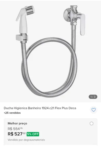 Ducha Higienica Banheiro Flex Plus - Deca