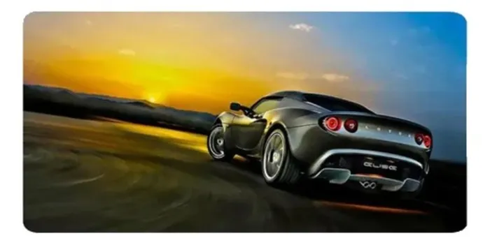 Mouse Pad gamer Exbom  de tecido Carro Lotus xg 350mm x 700mm x 3