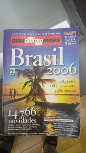 Livro: Guia Quatro Rodas Brasil 2006 Editora Abril