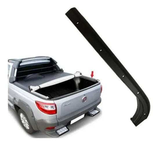 Protetor de Borda Lateral Fiat Strada 2014 à 2019 - Cabine Simples - LD LE