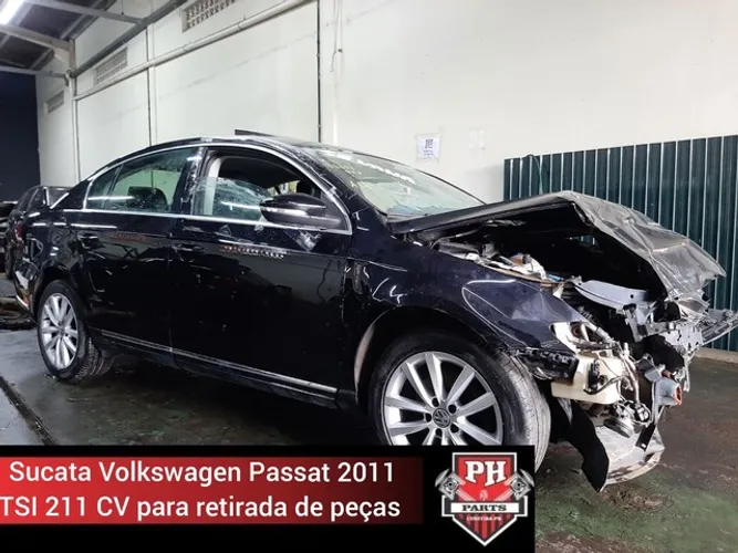Sucata Volkswagen Passat 2.0 2011 Tsi para retirada de peças 