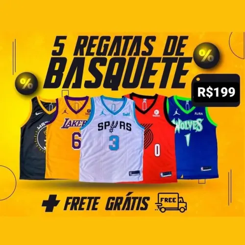 5 Regatas Basquete por 199