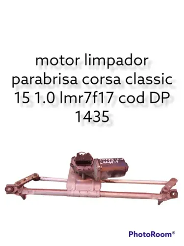 Motor limpador pára-brisa corsa Classic 15 1.0