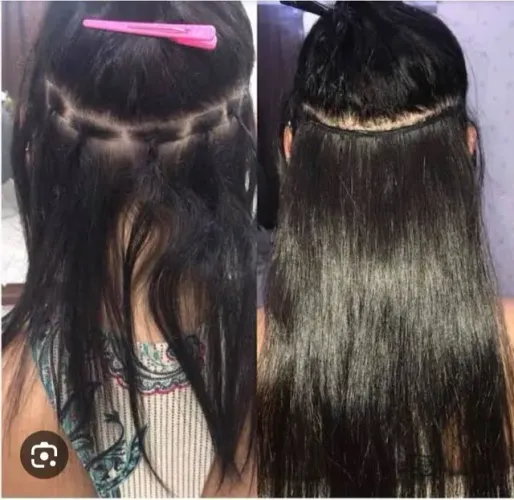 APLICAÇÃO DE MEGA HAIR _ PONTO AMERICANO
