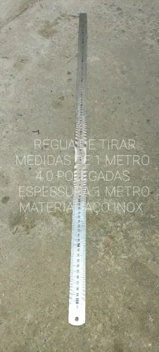 RÉGUA DE TIRAR MEDIDAS D 1 METRO