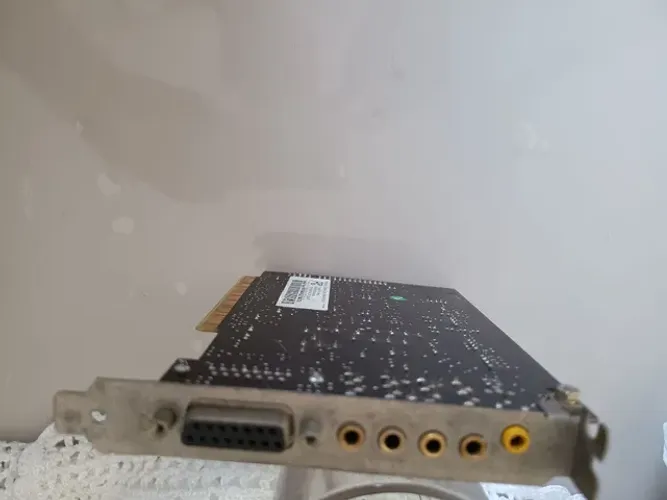 Placa de som pci usada sound blaster 