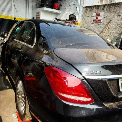 Mercedes C200 2.0 2016 Radiador Airbag Farol Motor Lanterna Retrovisor Porta Capo Sucata