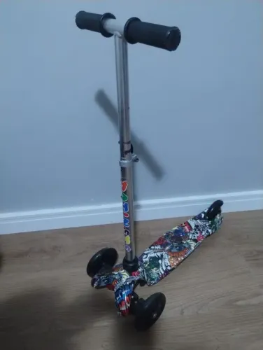 Patinete infantil rodas com leds