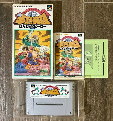 HANJUKU HERO SUPER FAMICOM ORIGINAL COMPLETO
