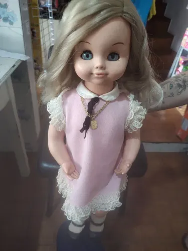 Boneca mãezinha antiga vintage anos 70