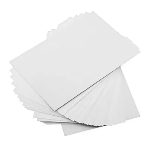 Kit 20 Papel Foto Glossy Auto Adesivo 80g A4 Á Prova Dagua Branco