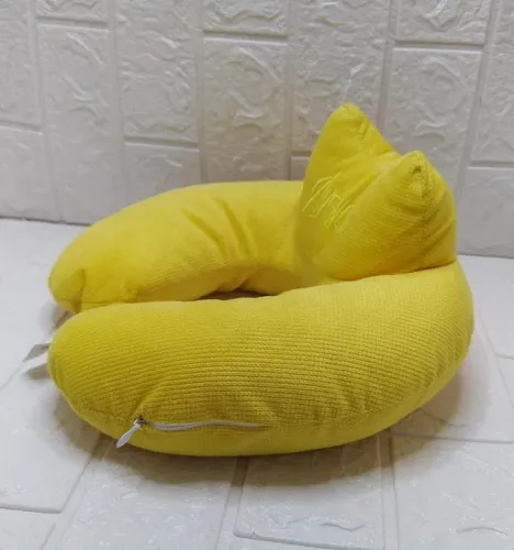 Almofada Protetor De Pescoço 33x26cm Xz-1027 Avengers- Amarelo