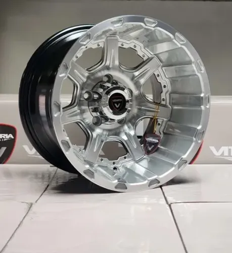 Rodas Saara 15x10 Offset -44 Aro 15" 5x114 Pajero TR4 Ranger Cherokee Duster Grand Vitara