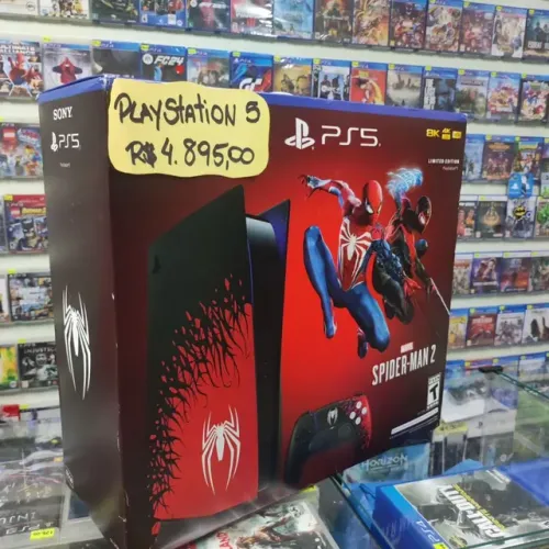 Playstation 5 c/ leitor de Disco edição especial Spider Men 2