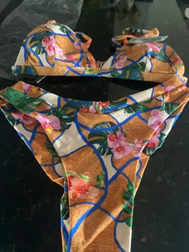 Biquíni estampado floral