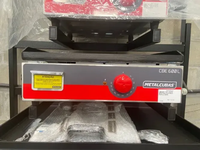CHAPA BIFETEIRA ELETRICA CBE-600 - METALCUBAS