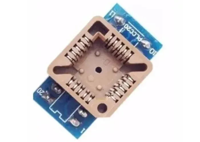 Soquete Adaptador Plcc20 P/ Dip20 Plcc Tl866cs Gq-4x Vp-698 Arduino Automação COD-AM388