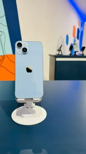 iPhone 14 Semi-Novo 128GB Azul Saúde de Bateria 87% Garantia Pela Loja de 3 Meses