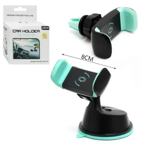 Suporte Celular Carro Veicular Universal 2 Em 1 Smartphone Ventosa Ar condicionado
