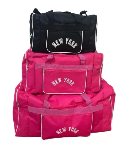 Kit com 3 bolsa mala de viagem