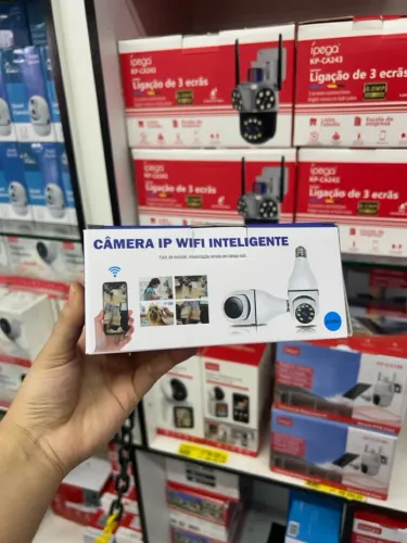 CAMERA LAMPADA WIFI JORTAN