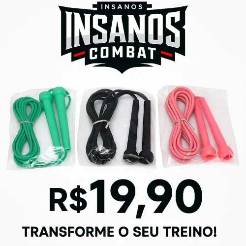 Cordas de Pular Insanos Combat - Transforme seu treino!