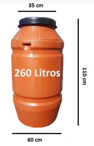BOMBONAS 260 LITROS 
