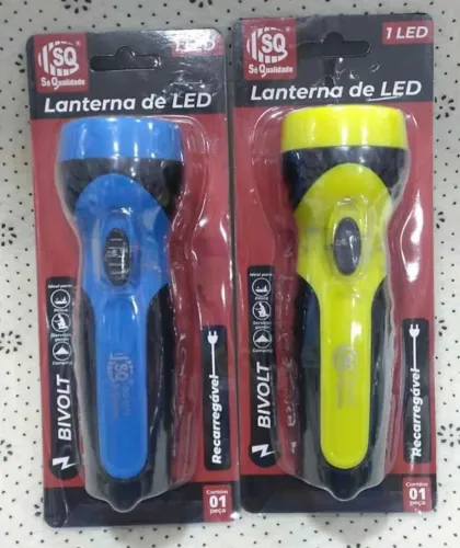 Lanterna De Led Recarregável Bivolt