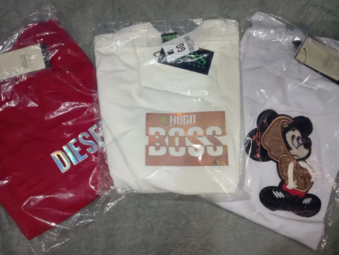 3 Camisas malha peruana 40.1
