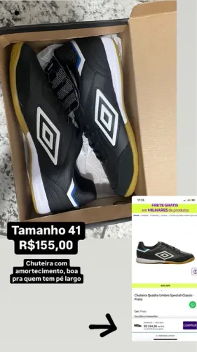 Chuteira Umbro Speciali Classic - Tamanho 41