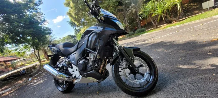 HONDA CB500X 14/15 Cinza com vários acessórios
