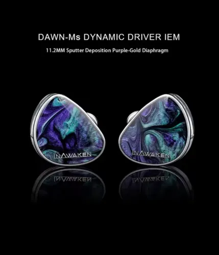 Fone de ouvido INAWAKEN DAWN-Ms Dynamic Driver IEM