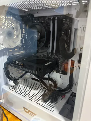 KIT AM4 PLACA MÃE E PROCESSADOR