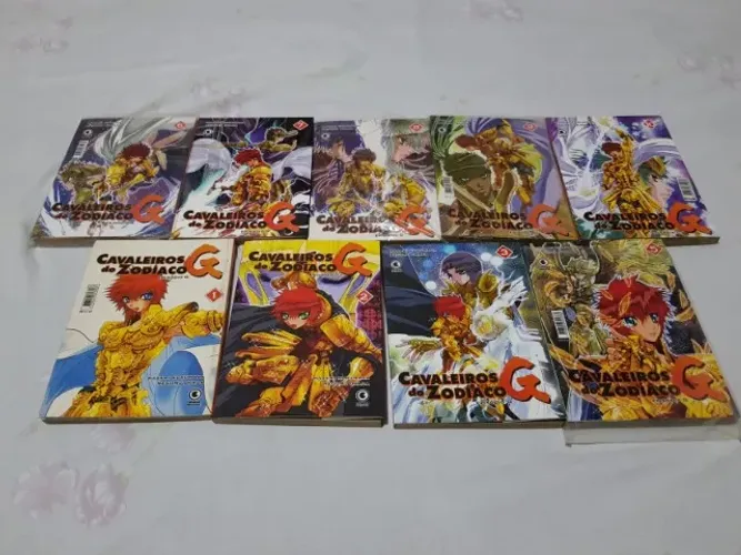 Mangás  Cavaleiros do zodiaco episódio G 9 unidades