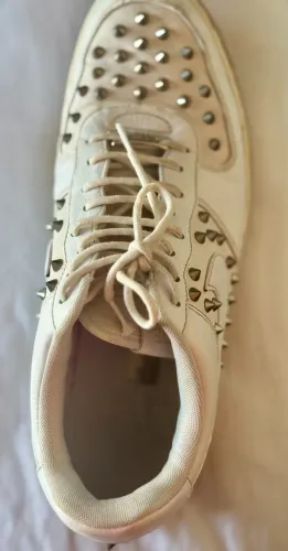 Nike Air Force 1 Custom Com Spikes Tamanho 42,5 Branco (Usado)