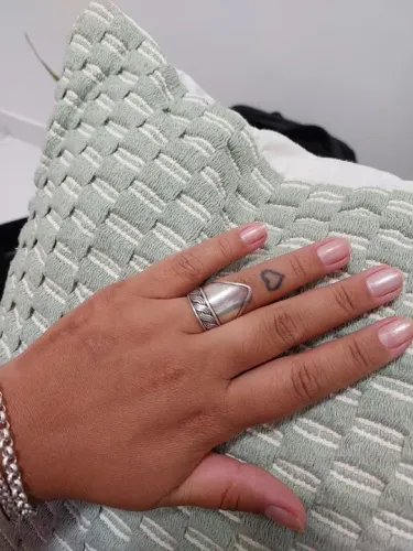 Anel Indiano com detalhes trançados - Prata 925k